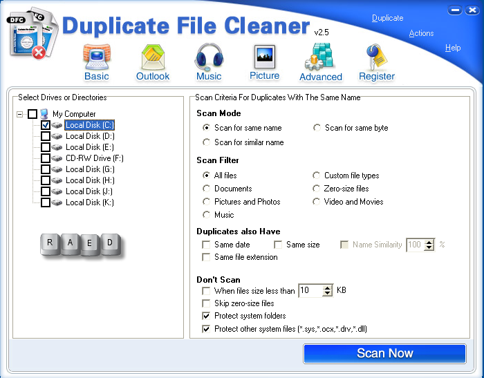 duplicate file cleaner torrents